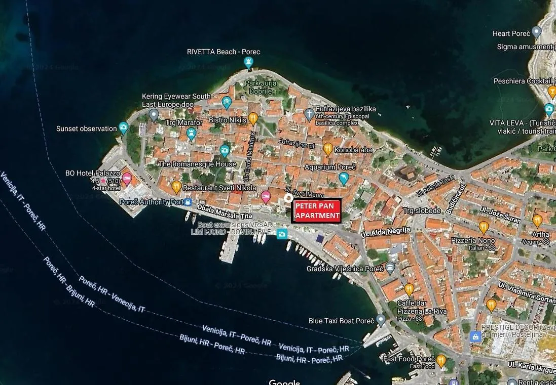 Apartment In The Historical City Center With Amazing Seaviews Peter Pan In Poreč